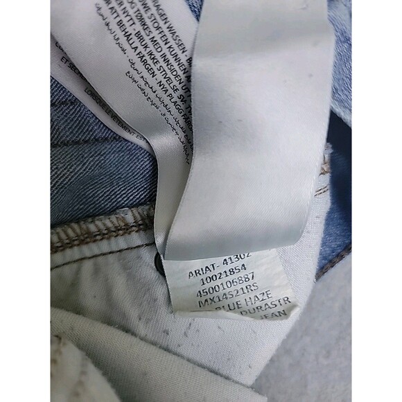 Ariat M4 Rebar Jeans Mens 42 43x30 Baggy Boot High Stretch Western Distressed - Picture 14 of 16